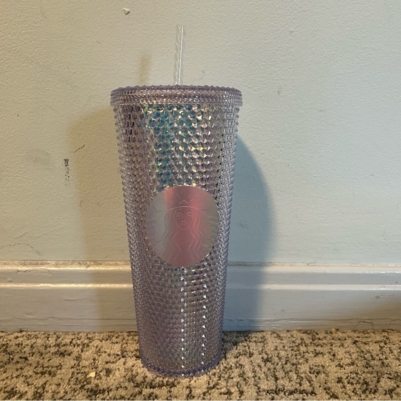 NWT Starbucks Silver Studded 2023 Venti Tumbler Cup - Picture 1 of 9